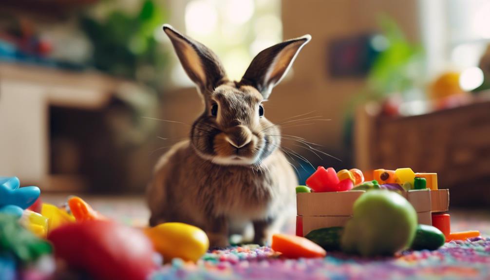 attracting a rabbit s focus