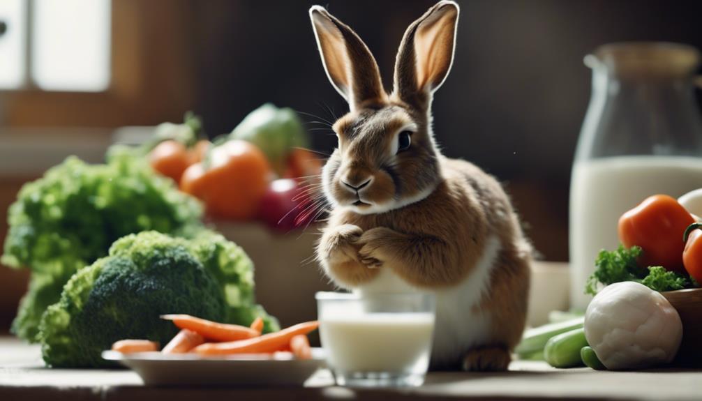caution milk harms rabbits