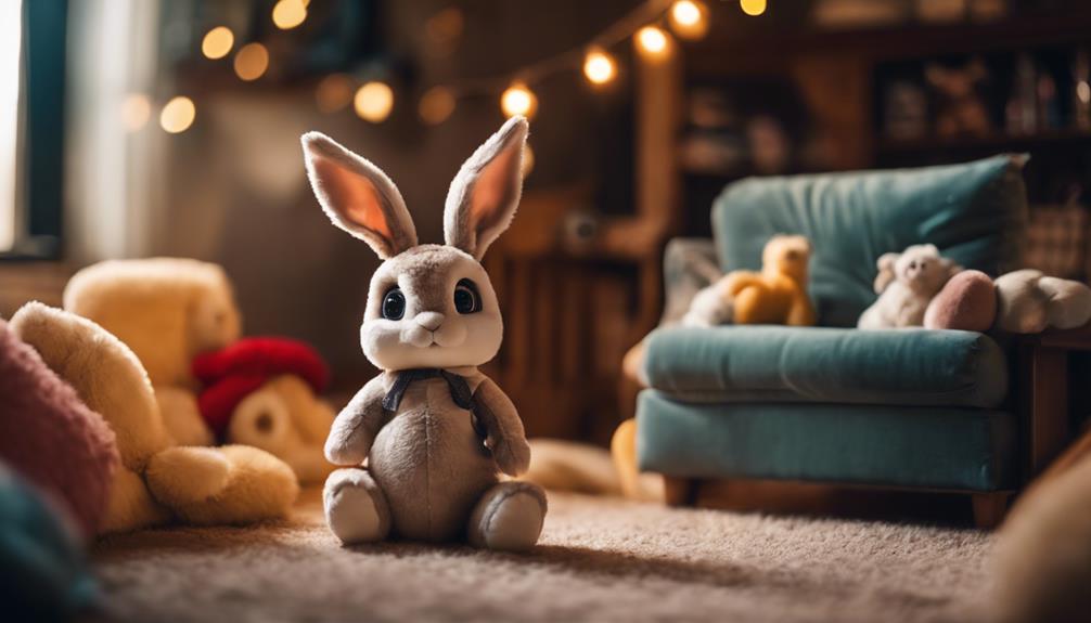 curious rabbit watching you