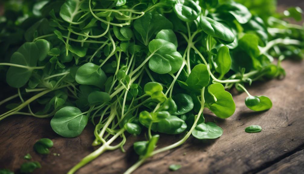 edible aquatic plant leaves