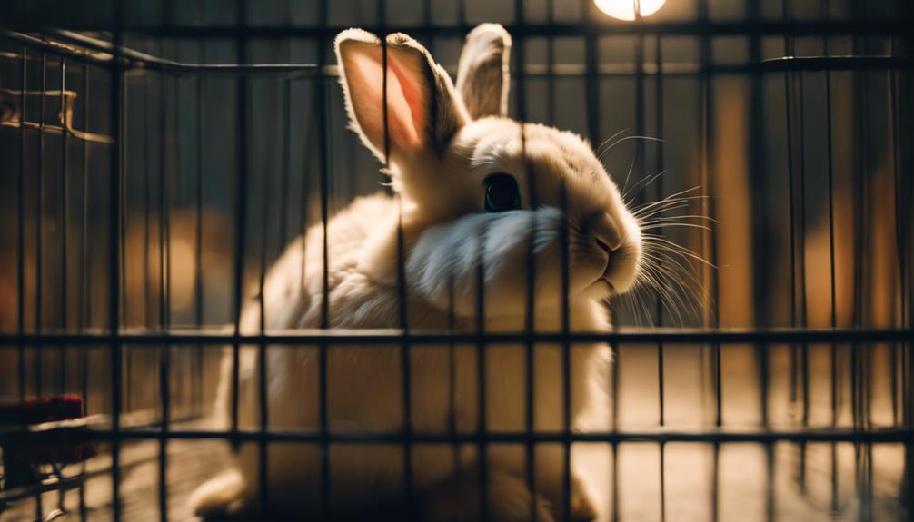 preventing rabbit cage rattling