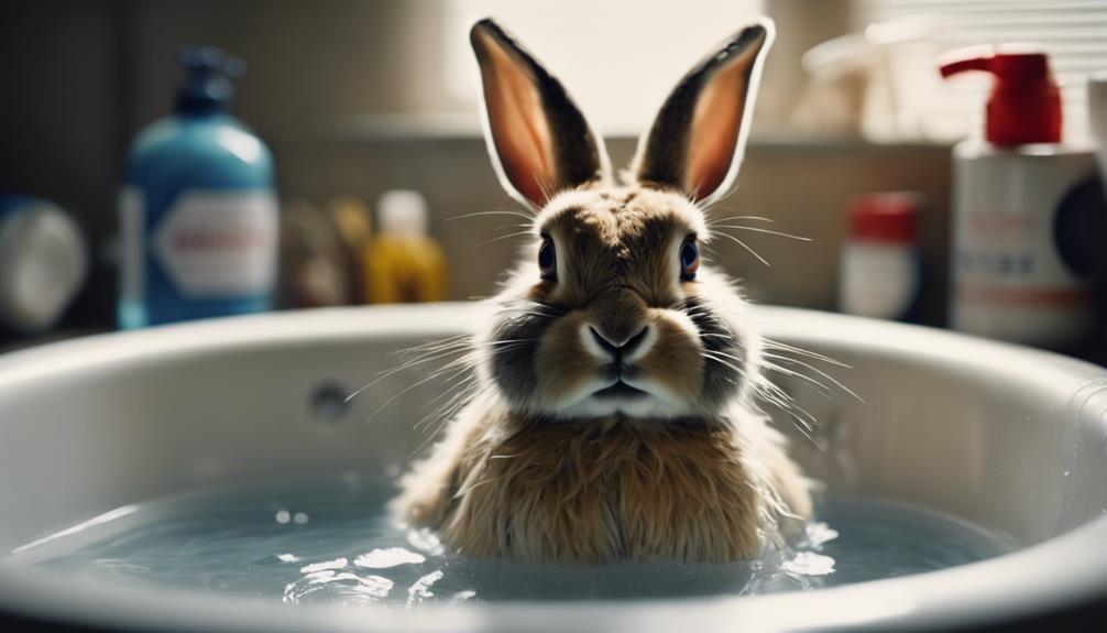 rabbit bathing safety precautions