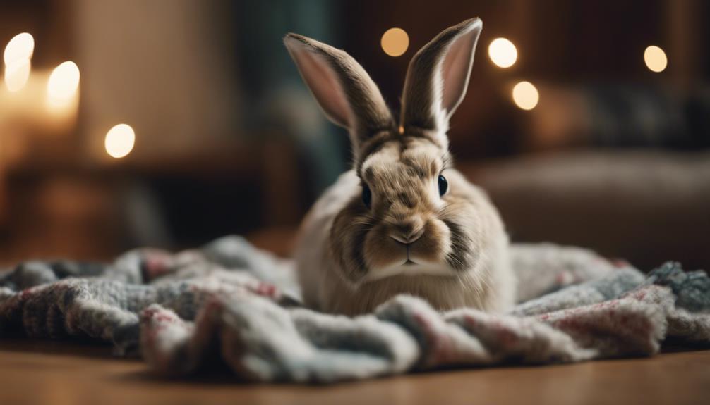 rabbit shaking and trembling