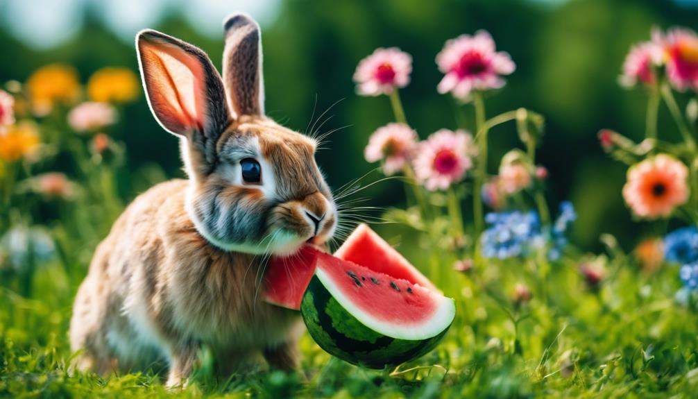 rabbits and watermelon diet