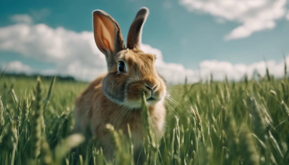 rabbits can eat wheat