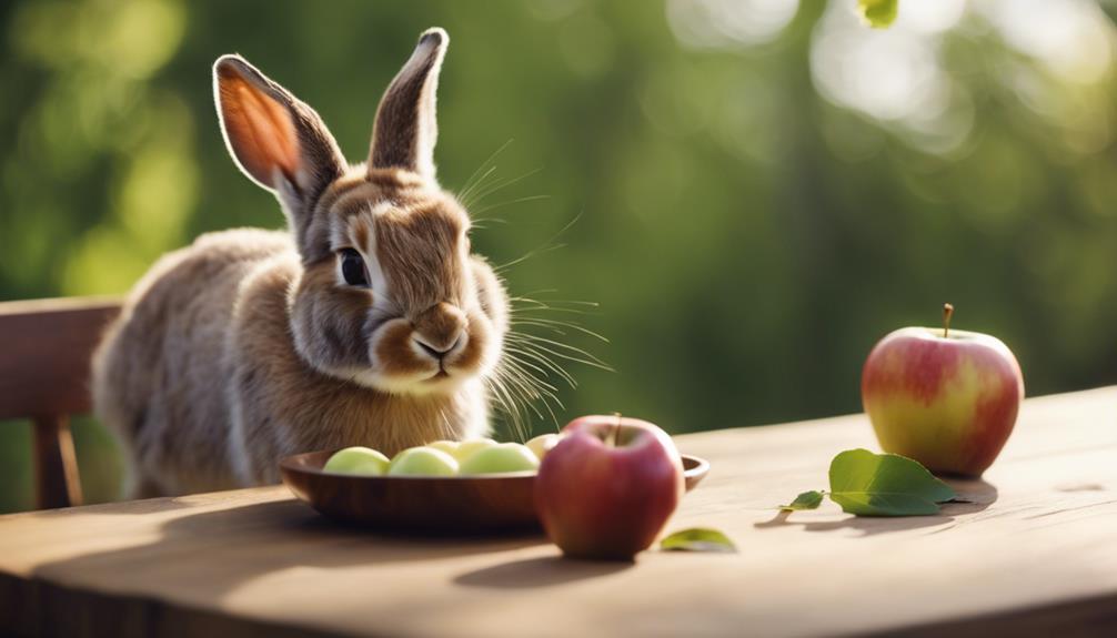 rabbits cannot eat applesauce