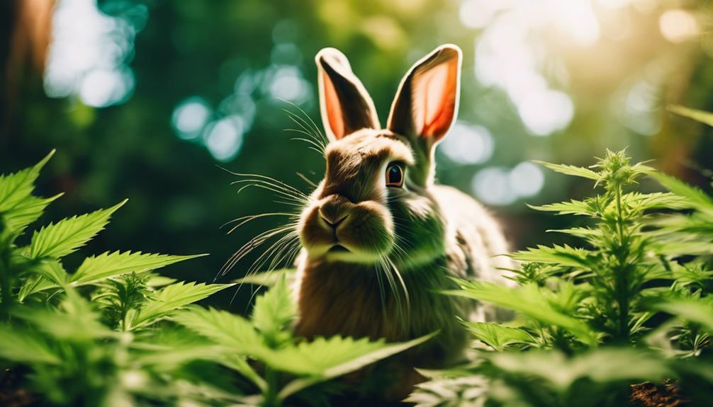 rabbits cannot eat weed