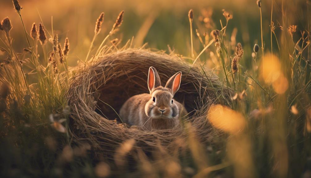 rabbits disturbed nest return