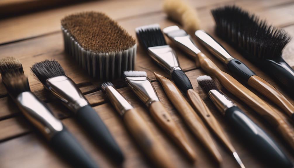 selecting the right paintbrushes