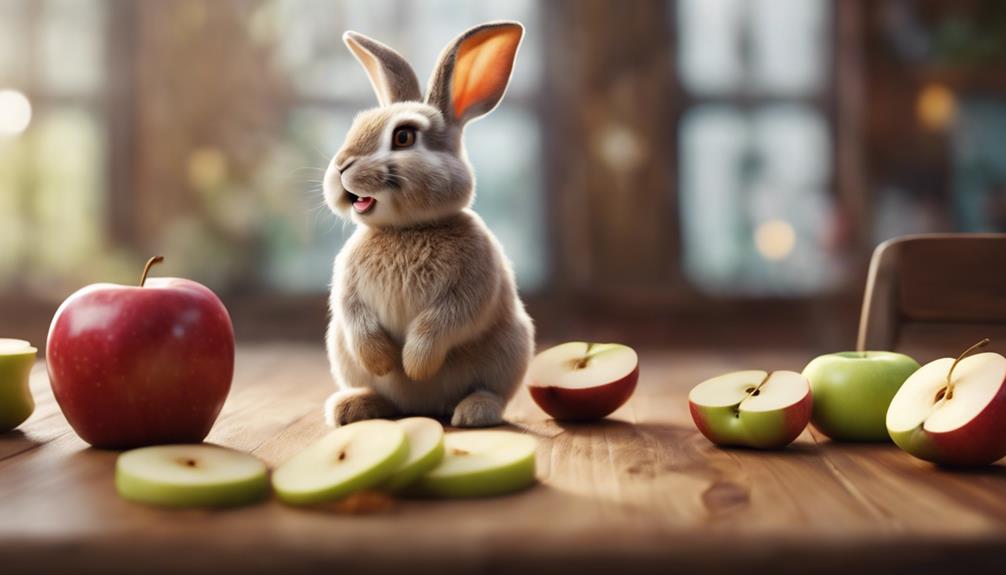 slicing apples for enjoyment