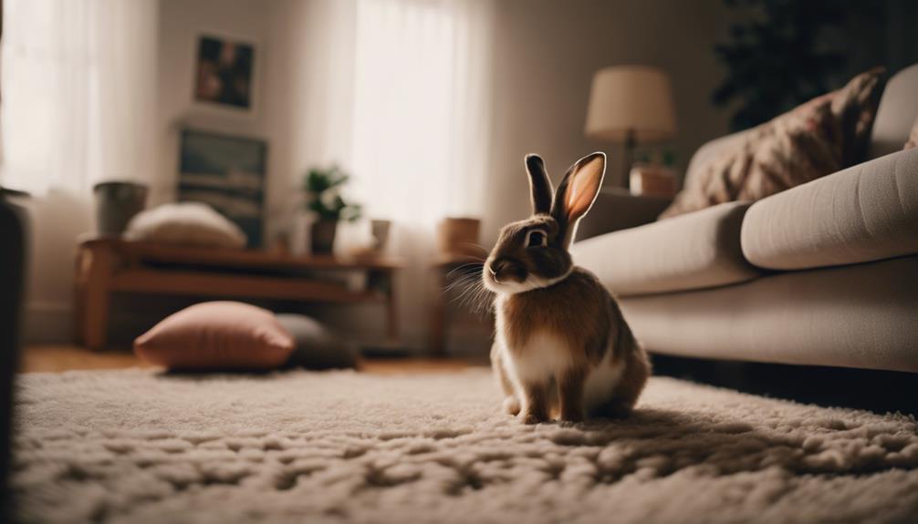 training a rabbit s behavior