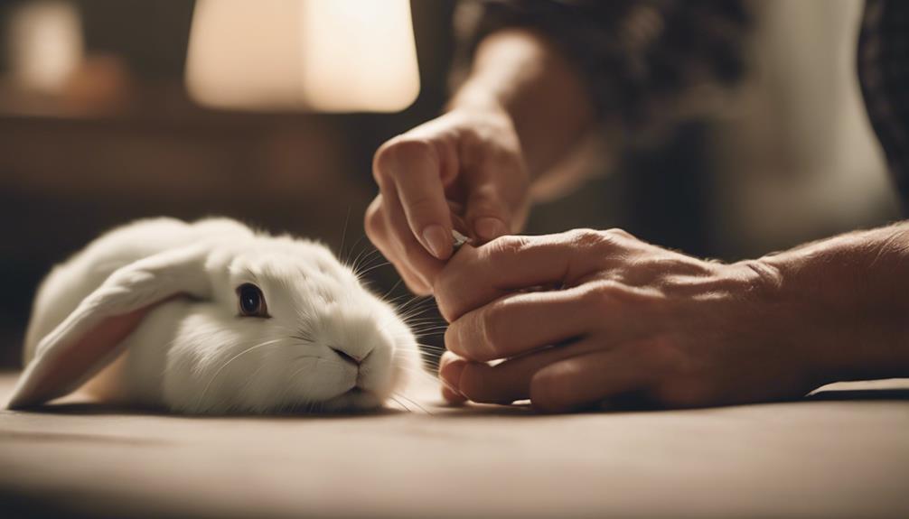 trimming hooves with care