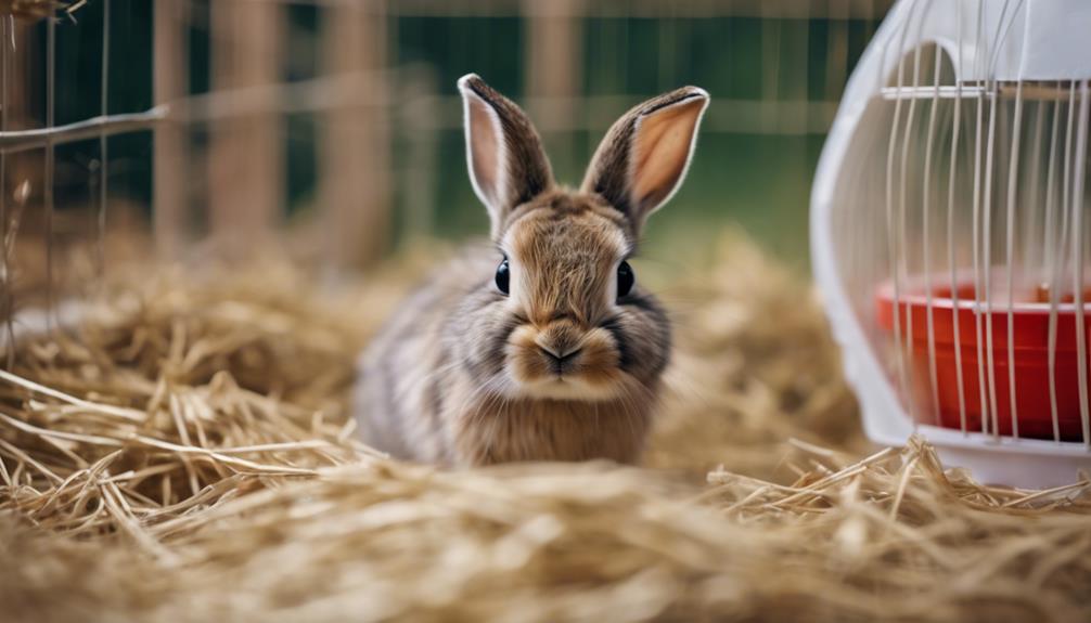 wild rabbits in captivity